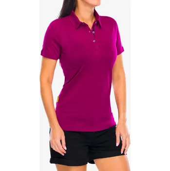 Dámské polokošile Sensor Merino Active Polo Tee SS - lilla