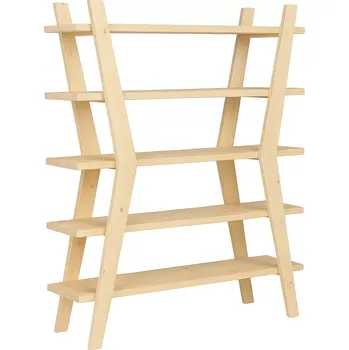 police Ráj dřeva Jacer Stabilní police 172 x 42 x 200 Dřevěná police Zahrada