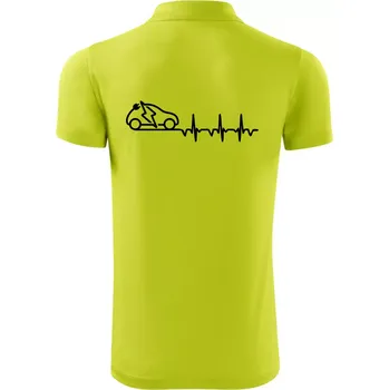 Pánská košile Ekg elektromobil - Polokošile Victory sportovní (dresovina) - 3XL ( Limetková )