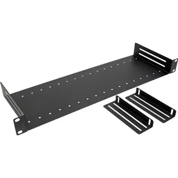 Serverovna 19" police s přepážkami, 150mm, 1U, černá