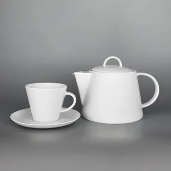 Konvice na čaj Thun 1794 TOM čajová souprava bílá 13 dílná