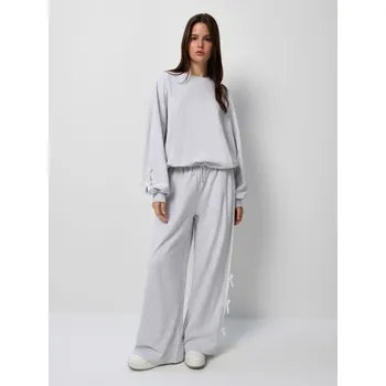 Dámská móda Žerzejová souprava - XS - House - světle šedá - 500GX-09M