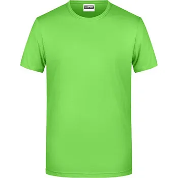 Pánské tričko James&amp;Nicholson JN8008 Pánské triko 8008 Lime Green M