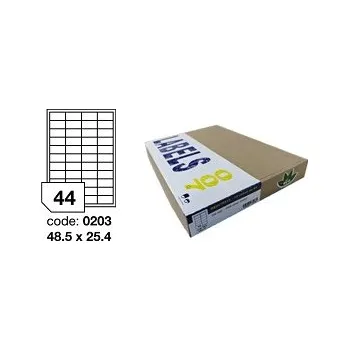 Samolepící etiketa Samolepící etikety RAYFILM bílé matné inkjet/laser/copy- ECONOMIC 48,5x25,4, bal 200 archů