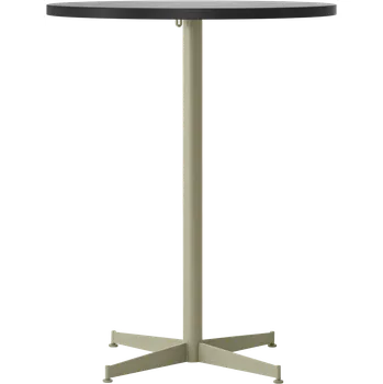 Jídelní stůl Audo Copenhagen, Barový stůl Nook Star Base s olivovou základnou nízký, 60 cm, černý - Formadore