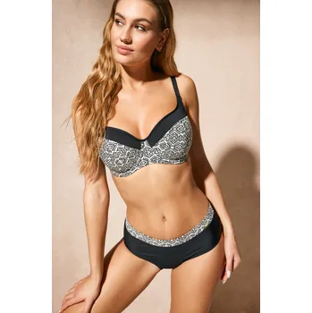 Dámské plavky Astratex Elisabeth II 215ATX25 Sada Černokrémová 80 D