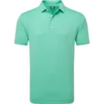 FootJoy Micro Feeder Stripe Lisle pánské polo, lagoon/mint pánské, M