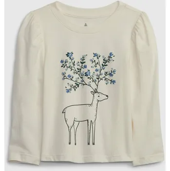 GAP Dívčí Baby tričko Mix & Match GAP Bílá 98 (2451131)