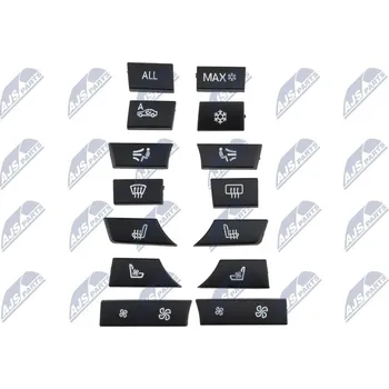 Ovládací prvek, topení/ventilace NTY EWS-BM-107