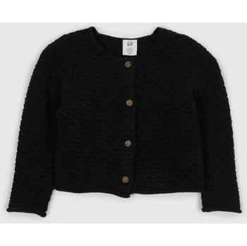 Dívčí oblečení GAP Dívčí Baby háčkovaný kardigan GAP Černá 50-62 (1956705)