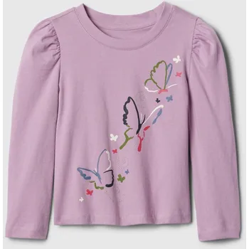 Dívčí tričko GAP Dívčí Baby tričko Mix & Match GAP Fialová 92 (2468709)