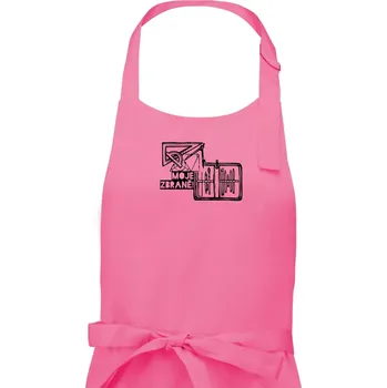 Kuchyňská zástěra Moje zbraně - Geometrie - matematika - Pánská zástěra na vaření - Univerzální velikost ( Růžová )