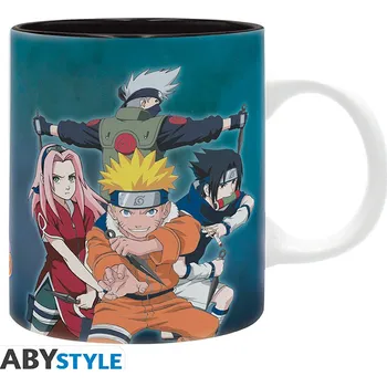 NARUTO - Mug - 320 ml - Team 7 vs Haku/Zabuza