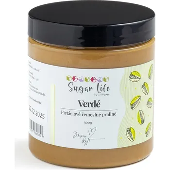 SUGAR LIFE PRALINÉ VERDÉ - pistáciové praliné 300g
