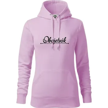 Dámská mikina Staročeština - Obojetník - člověk dvou jazyků - Mikina dámská Cape s kapucí - M ( Orchid )