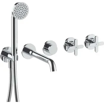 Vodovodní baterie Vanová baterie Fantini Icona Classic bez podomítkového tělesa chrom 5302R019B