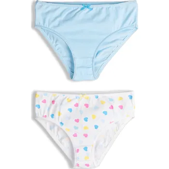 Dívčí spodní prádlo GATE Balení 2 kalhotek s potiskem 12Y 425-0378/10