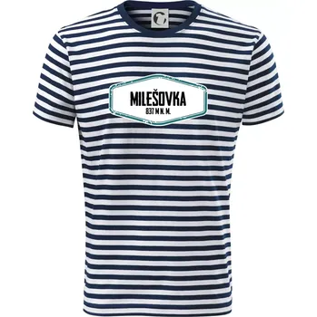 Pánské oblečení Hora Milešovka - Triko na vodu - M ( Prouhovaná )