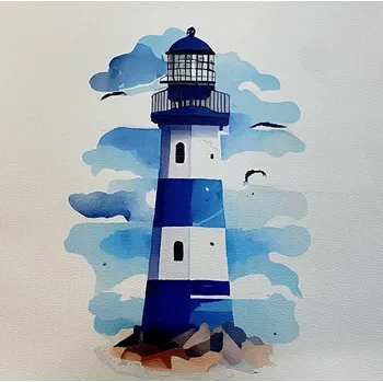 Panel koženka - Maják - MLP-056 Velikost: 30x30cm