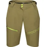 Progress GENIUS BIKE SHORTS pánské cyklo šortky olivová/černá Velikost: XXXL