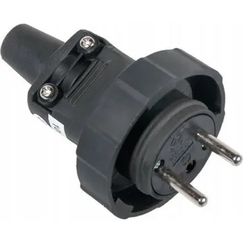 Elektrická zásuvka SEZ DK Vidlice gumová 250 V, 16 A, IP 65, 3-pól