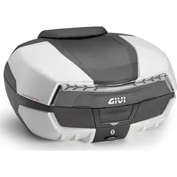 Zavazadlo na motocykl Givi V58WLTD Maxia 5 kufr Monokey Limited Edition, perleťově bílé kryty, 58 l.