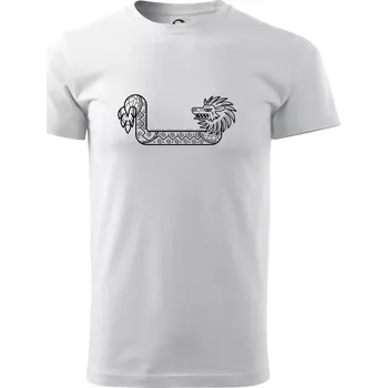 Mayové - zvířata drak - Triko extra velké (5-8XL) - 7XL ( Bílá )