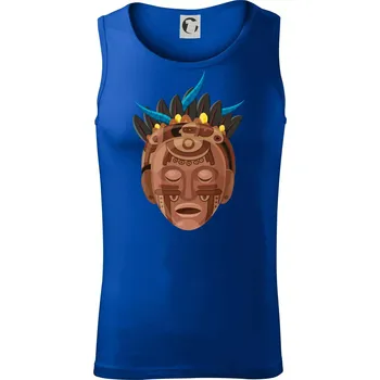 Mayové maska hnědá - Tílko pánské Core - 2XL ( Královská modrá )