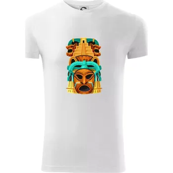 Mayové maska s pyramidou - Viper FIT - Pánské zůžené tričko - XL ( Bílá )