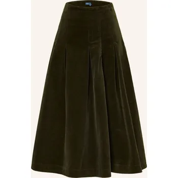 Dámská móda Polo Ralph Lauren Dámská Skládaná Sukně Z Manšestru, tmavě...