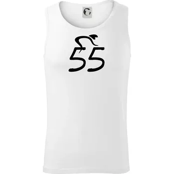 Cyklista slaví pětapadesátku (55) - Tílko pánské Core - L ( Bílá )