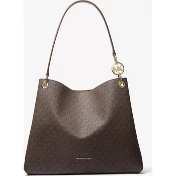 MICHAEL KORS dámská velká kabelka Christina Canvas hnědá