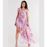 Awama 196721 šifonové šaty barevné