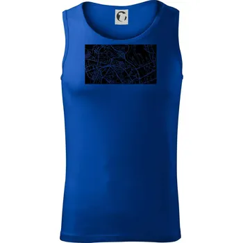 Kiev - mapa - Tílko pánské Core - XL ( Královská modrá )