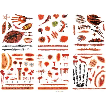 Balónek VivaParty Tetování na Halloween 1 blistr