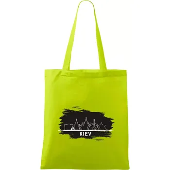 Kiev - Silueta - Taška bavlněná - 42 x 38 cm ( Limetková )