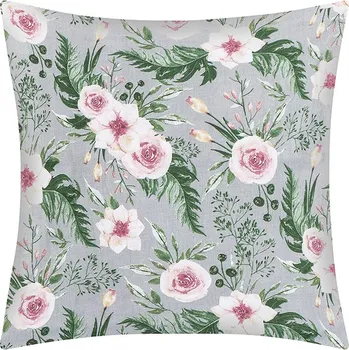 Dekorativní polštářek Bellatex Polštářek ADÉLA Růžová,Šedá,Zelená