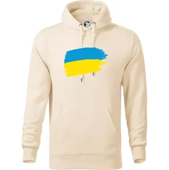 Pánská mikina Ukrajinské tričko - Mikina pánská Cape s kapucí - 4XL ( Mandlová )