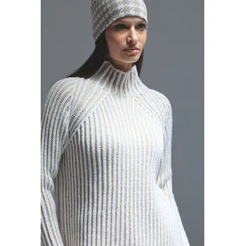 Dámský svetr NEWLAND N4 6834 SQUAW VALLEY LADY WOOL SWEATER NATURE Velikost: L WOMEN’S TURTLENECK WOOL SWEATER
