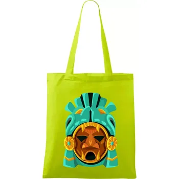 Mayové maska mátová - Taška bavlněná - 42 x 38 cm ( Limetková )