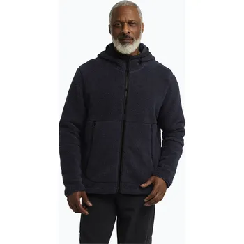 Pánská mikina Pánská trekingová mikina Jack Wolfskin Stone Lite Hooded dark navy