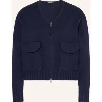 Dámský svetr Marc Aurel Dámský Pletený Kardigan, tmavě modrá, 44
