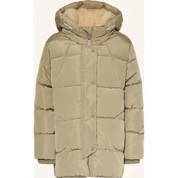 Garcia Dívčí Prošívaná Bunda S Umělou Kožešinou, světle...