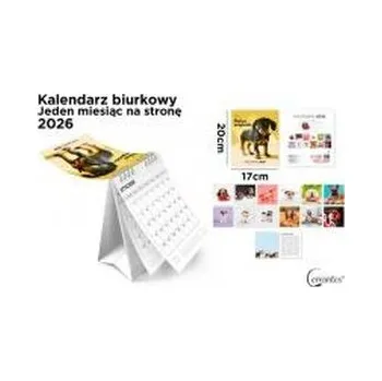 Diář Kalendarz 2026 biurkowy 17x20cm Pies