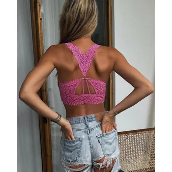 Podprsenka BeChick Světle růžová krajková podprsenka Angel Lace BeChick ❤