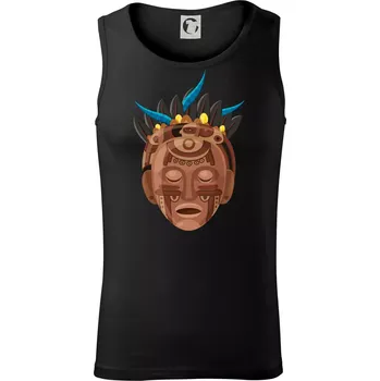 Mayové maska hnědá - Tílko pánské Core - L ( Černá )