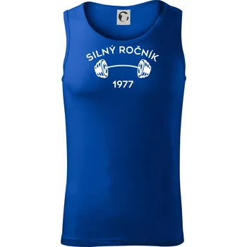 Silný ročník - Letopočet 1977 - Tílko pánské Core - 2XL ( Královská modrá )