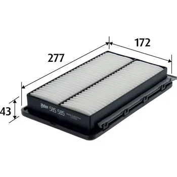 Filtr do auta Vzduchový filtr VALEO 585585