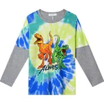 CHLAPECKÉ TRIČKO šedé Kugo HC9313 (Chlapecké tričko dlouhý rukáv)