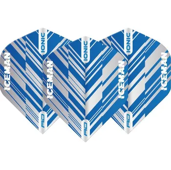 Letky na šipky Red Dragon Hardcore Ionic, Gerwyn Price, modro-bílé extra tlusté